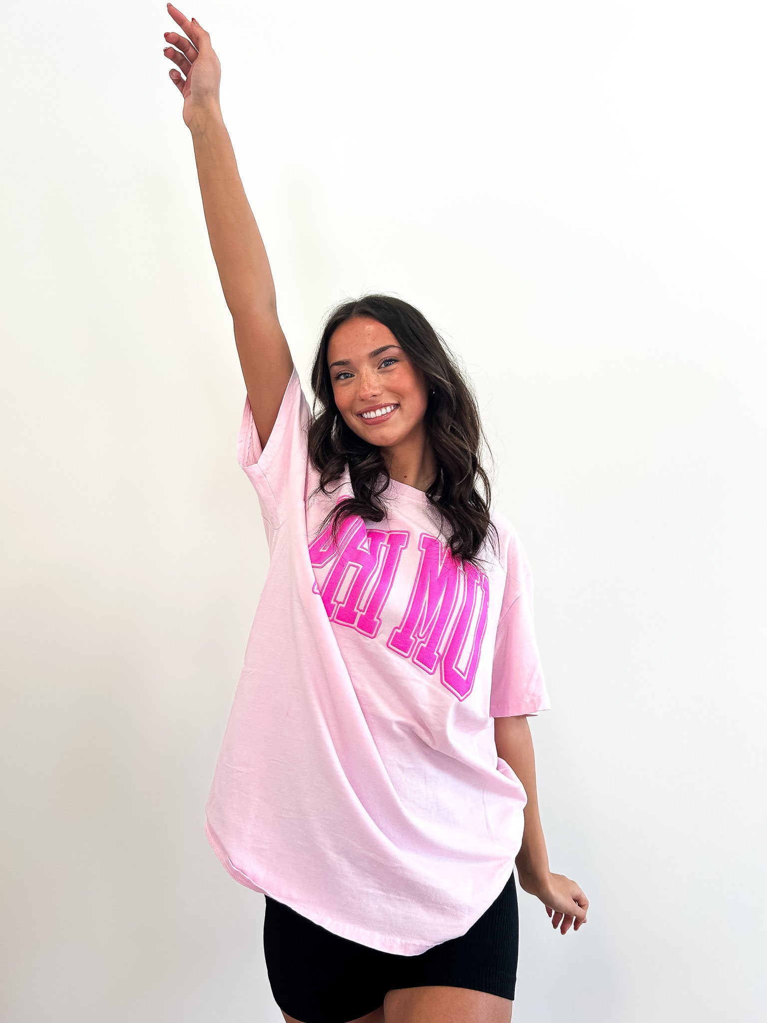 Phi Mu Varsity Puff Sorority Tee