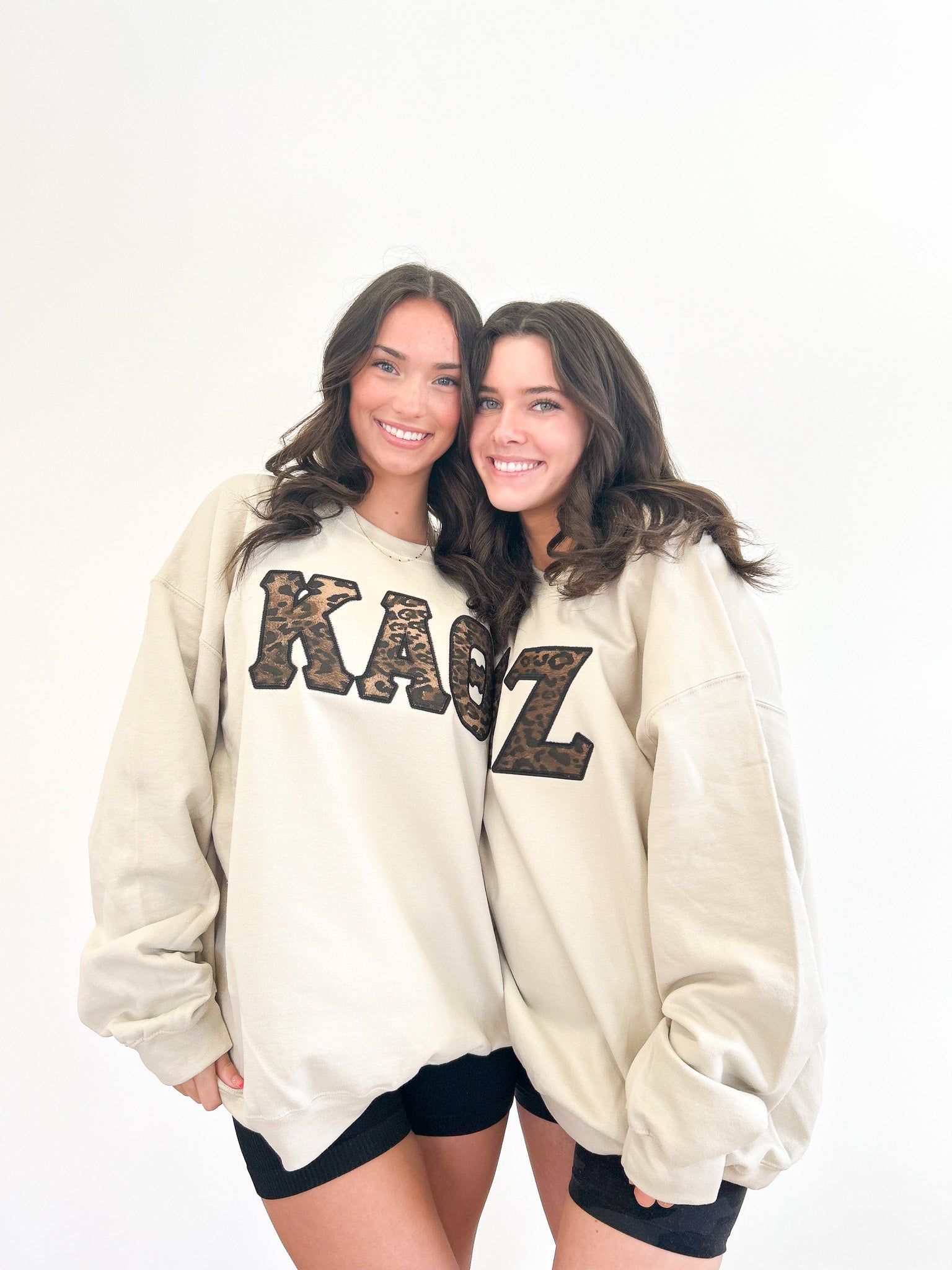 Sahara Embroidered Letter Sorority Sweatshirt