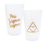 Phi Sigma Sigma Stay Golden 24oz Stadium Cup