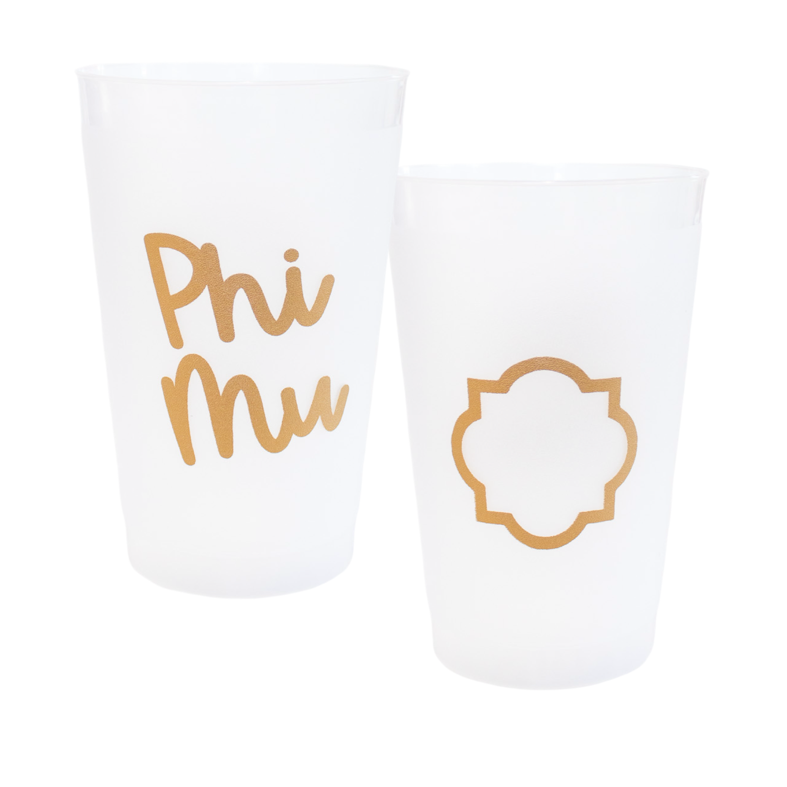Phi Mu Stay Golden 24oz Stadium Cup