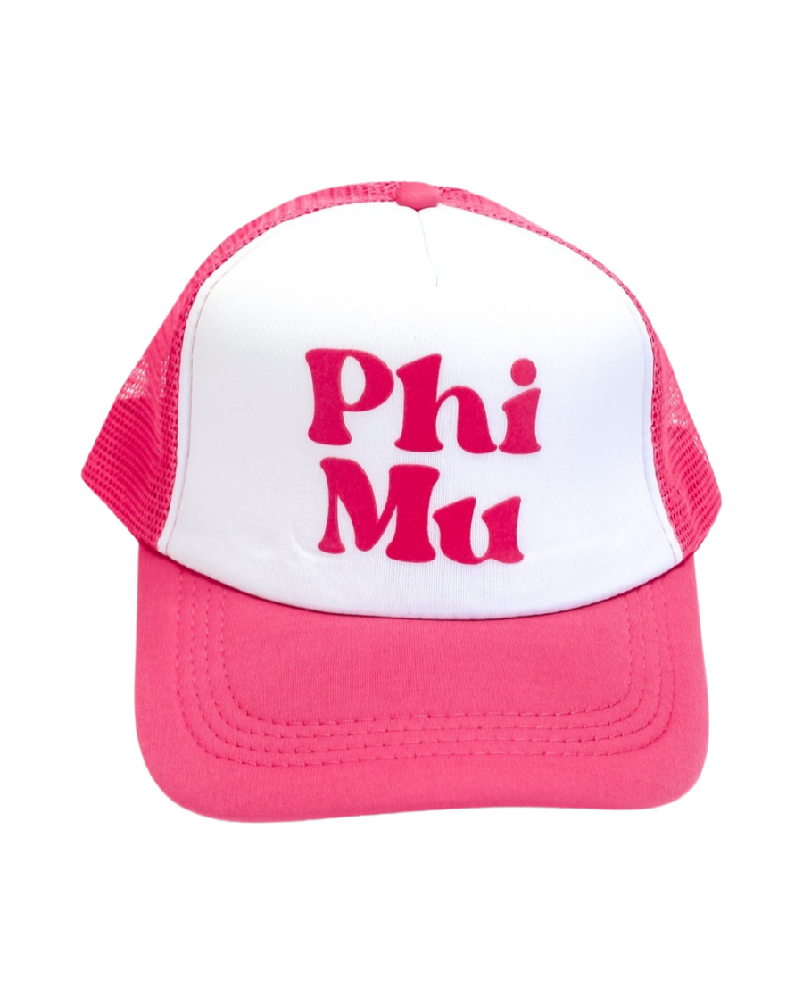 Phi Mu Traveler Trucker Hat