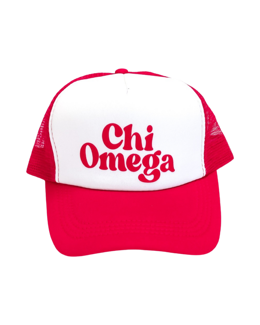 Chi Omega Traveler Trucker Hat