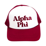 Alpha Phi Traveler Trucker Hat