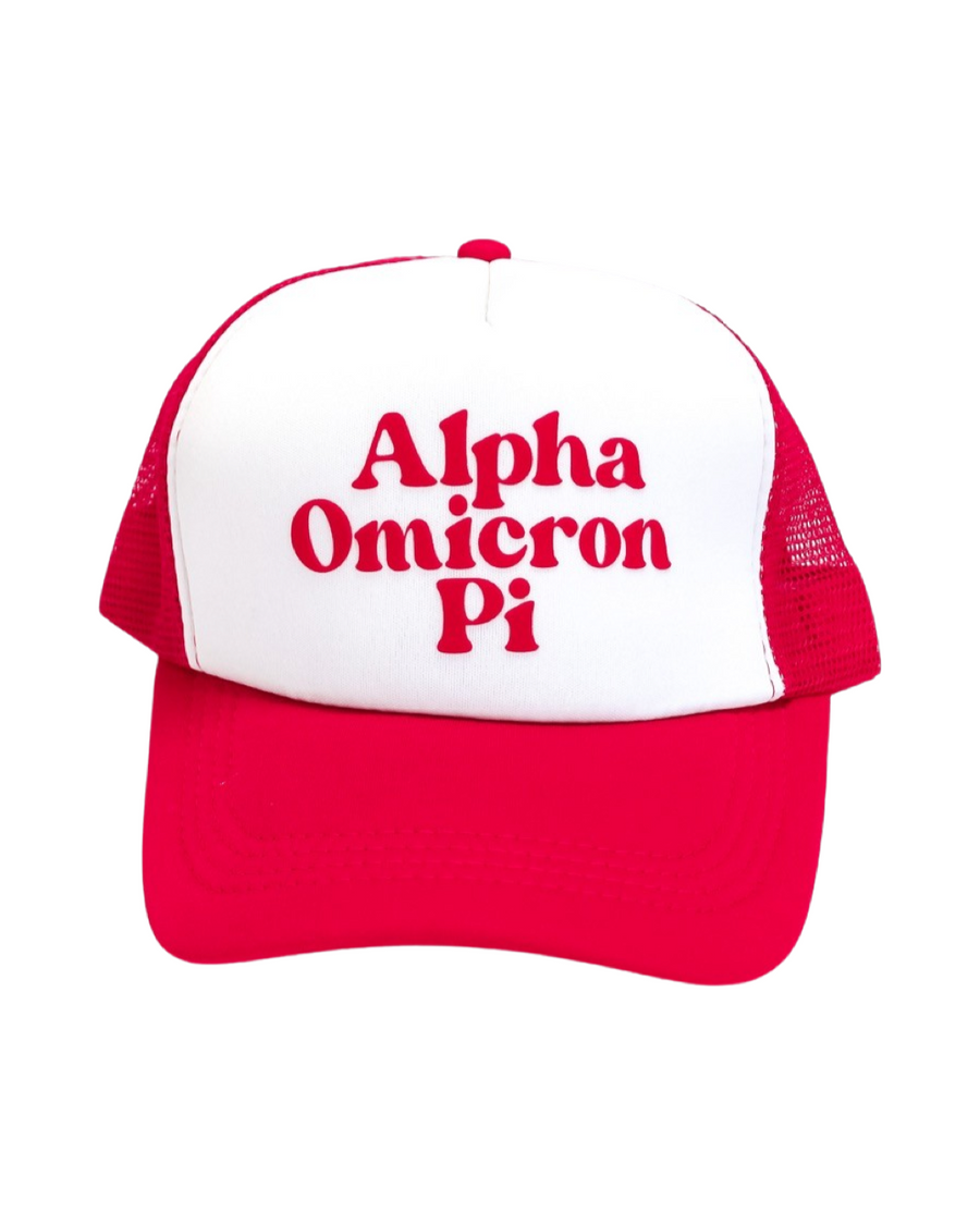 Alpha Omicron Pi Traveler Trucker Hat