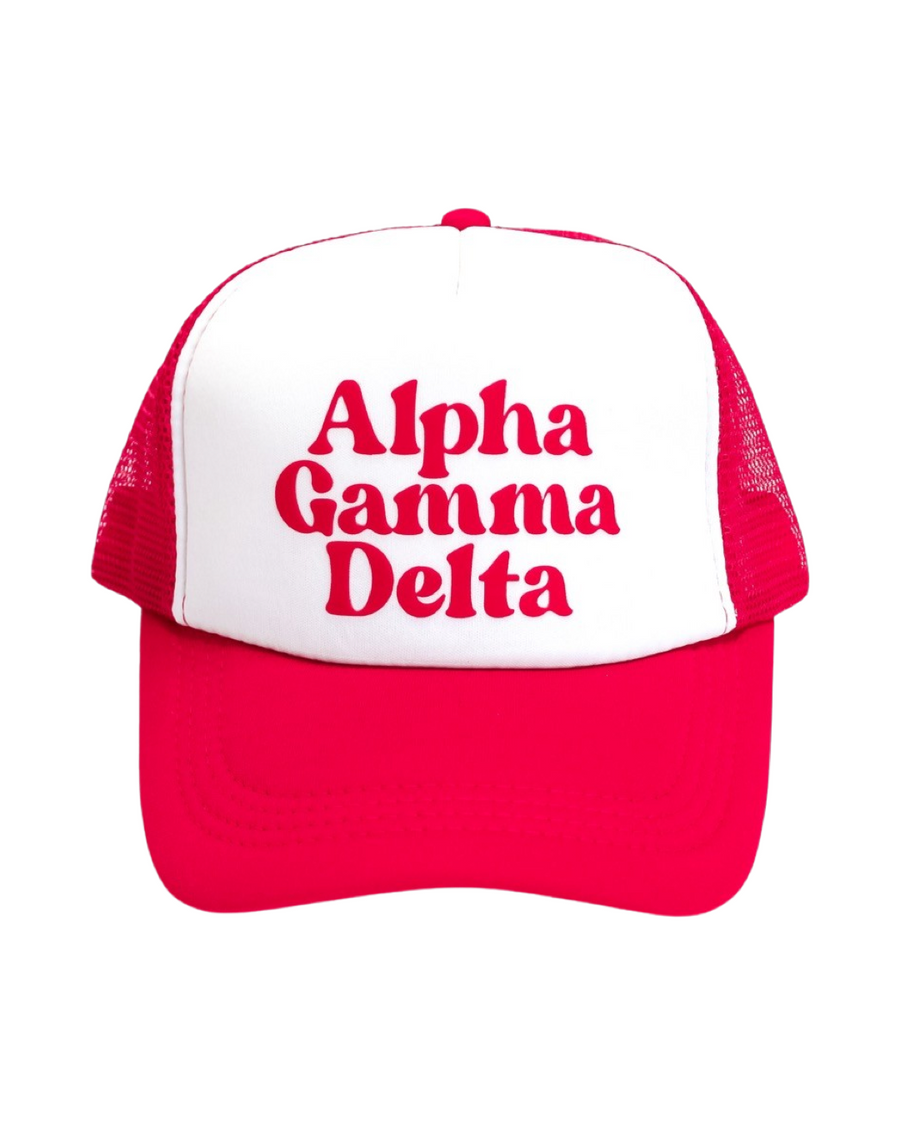 Alpha Gamma Delta Traveler Trucker Hat