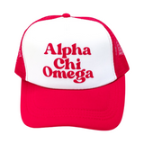 Alpha Chi Omega Traveler Trucker Hat