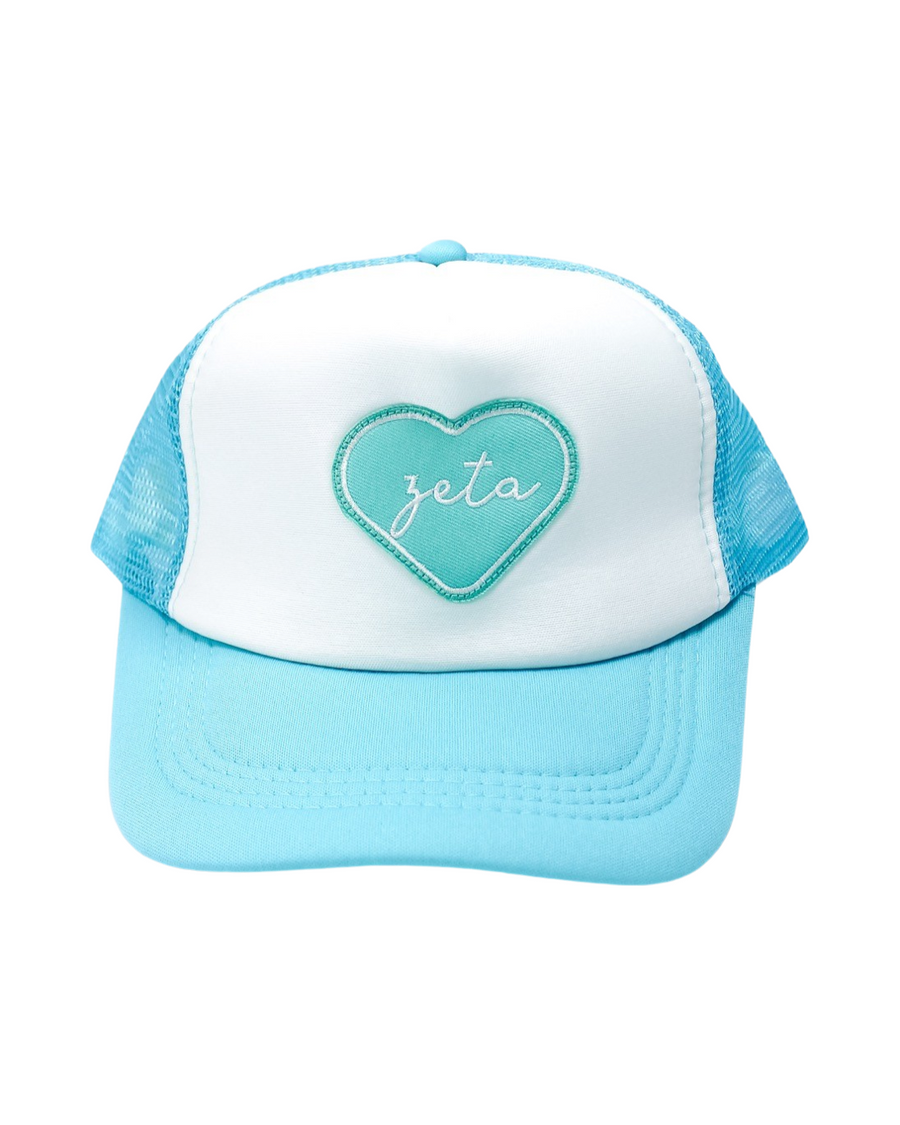 Zeta Tau Alpha Whole Lotta Love Heart Trucker Hat