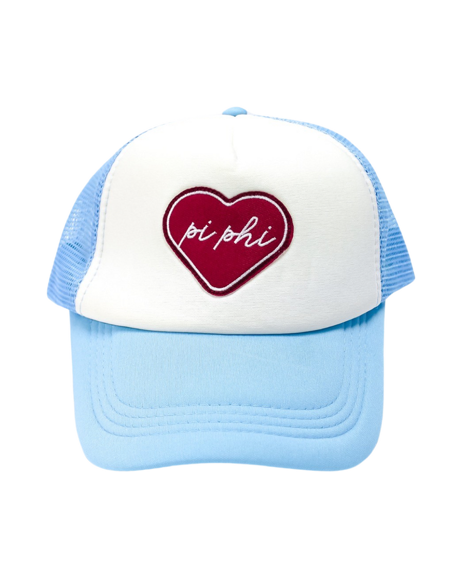 Pi Beta Phi Whole Lotta Love Heart Trucker Hat