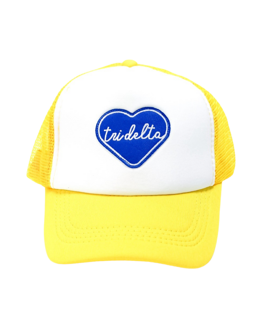 Delta Delta Delta Whole Lotta Love Heart Trucker Hat