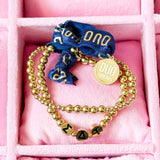Sigma Delta Tau Everyday Gold Bracelet Sorority Stack