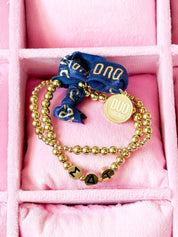 Sigma Delta Tau Everyday Gold Bracelet Sorority Stack