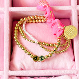 Delta Zeta Everyday Gold Bracelet Sorority Stack