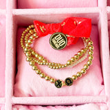 Chi Omega Everyday Gold Bracelet Sorority Stack
