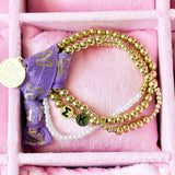 Sigma Kappa Everyday Gold Bracelet Sorority Stack
