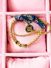 Alpha Delta Pi Everyday Gold Bracelet Sorority Stack