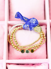 Delta Delta Delta Everyday Gold Bracelet Sorority Stack