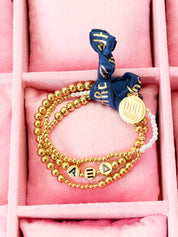 Alpha Xi Delta Everyday Gold Bracelet Sorority Stack
