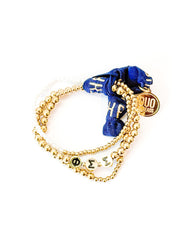 Phi Sigma Sigma Everyday Gold Bracelet Sorority Stack