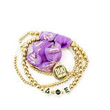 Delta Phi Epsilon Everyday Gold Bracelet Sorority Stack