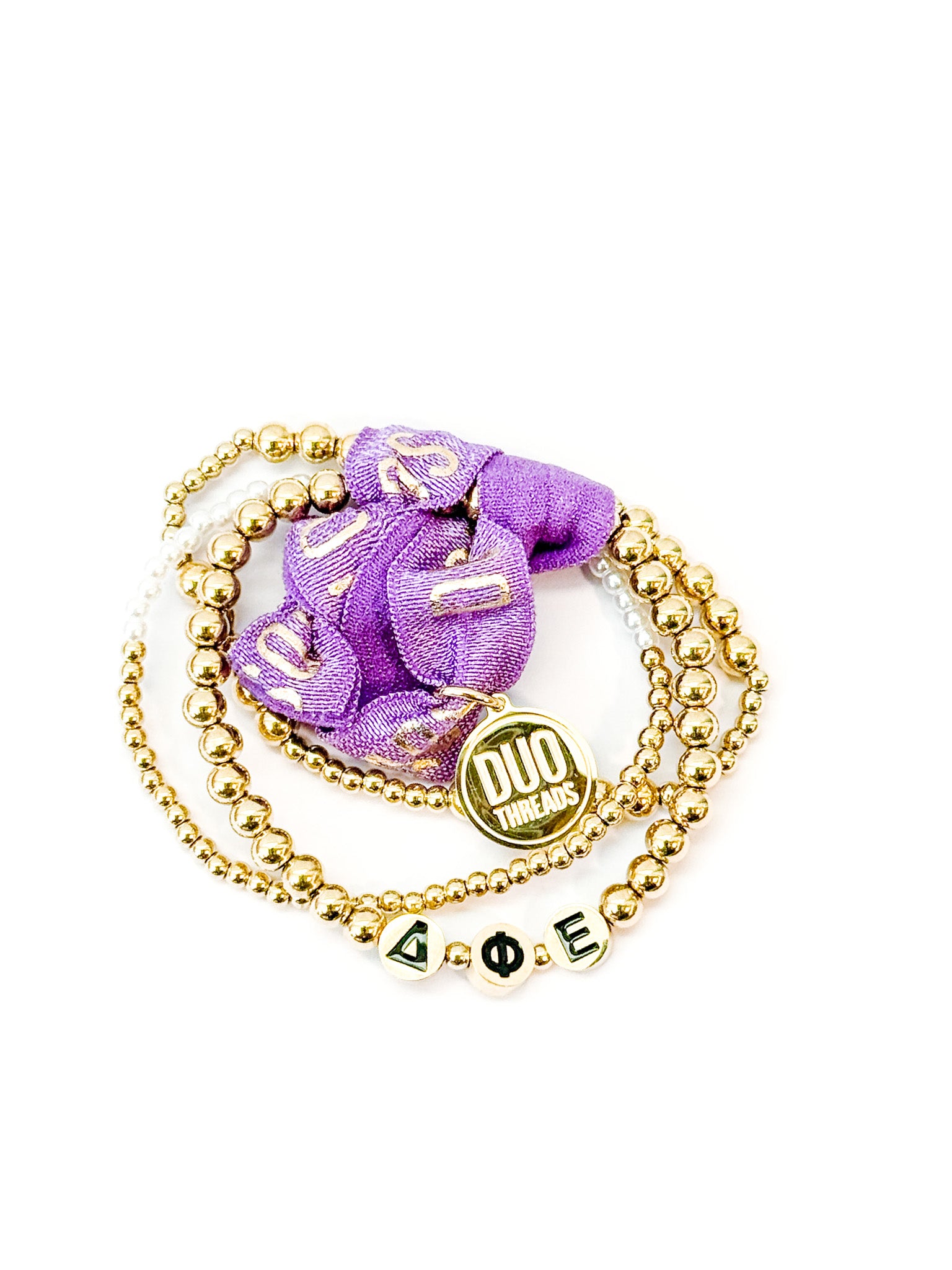 Delta Phi Epsilon Everyday Gold Bracelet Sorority Stack