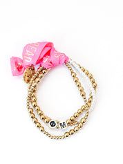 Phi Mu Everyday Gold Bracelet Sorority Stack