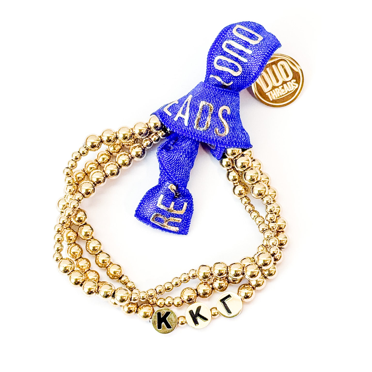Kappa Kappa Gamma Everyday Gold Bracelet Sorority Stack