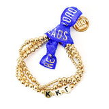 Kappa Kappa Gamma Everyday Gold Bracelet Sorority Stack