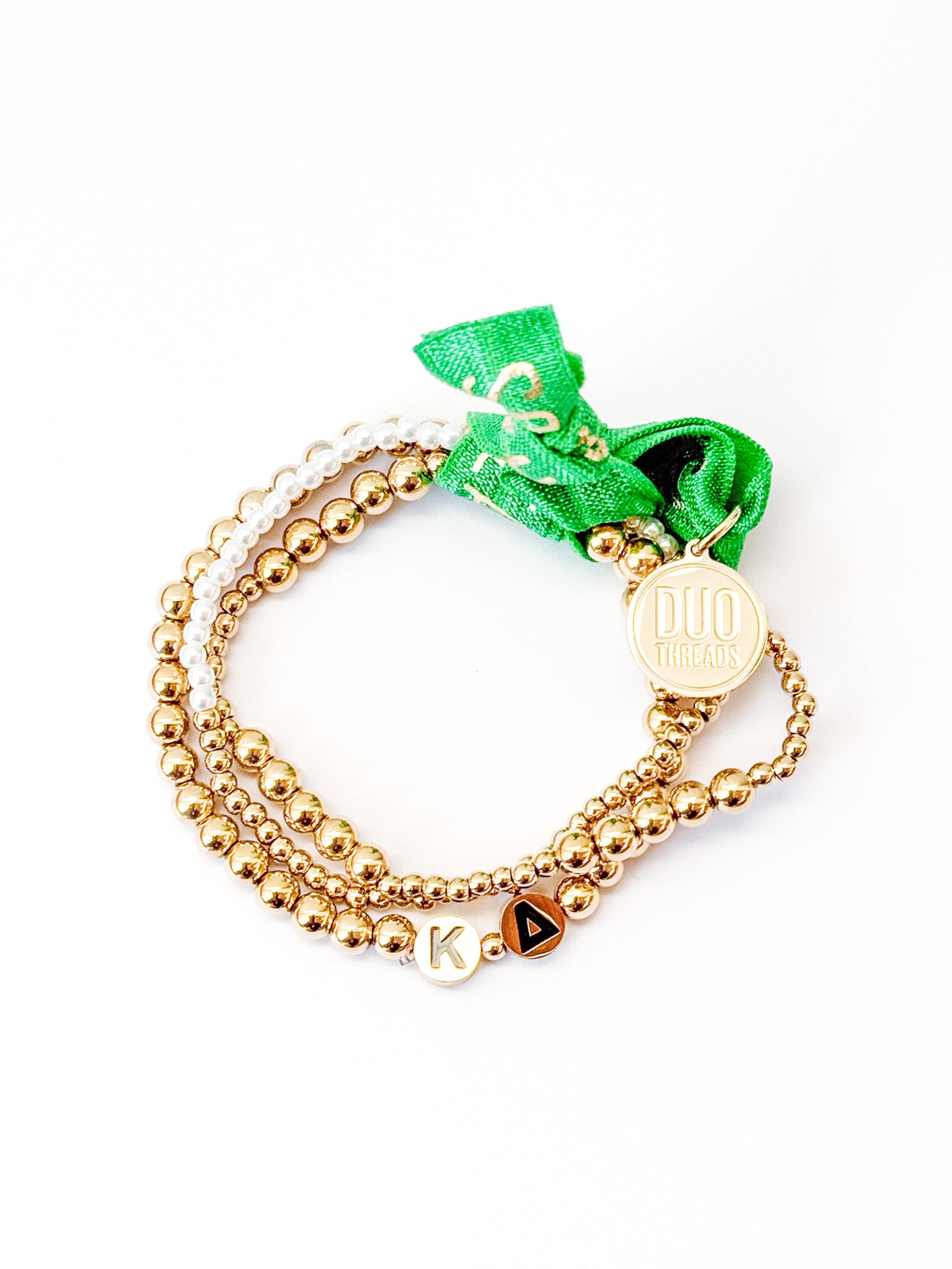 Kappa Delta Everyday Gold Bracelet Sorority Stack