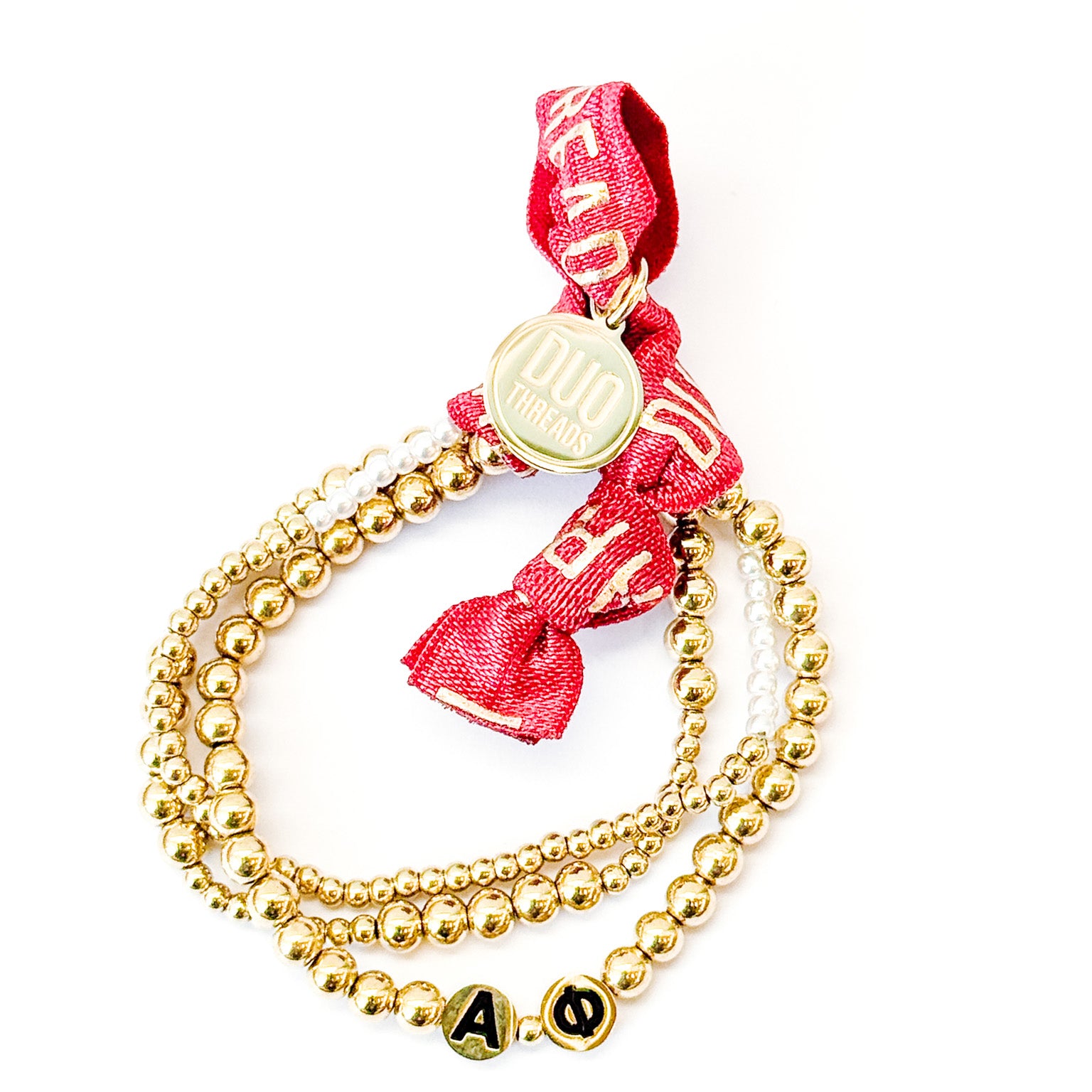 Alpha Phi Everyday Gold Bracelet Sorority Stack