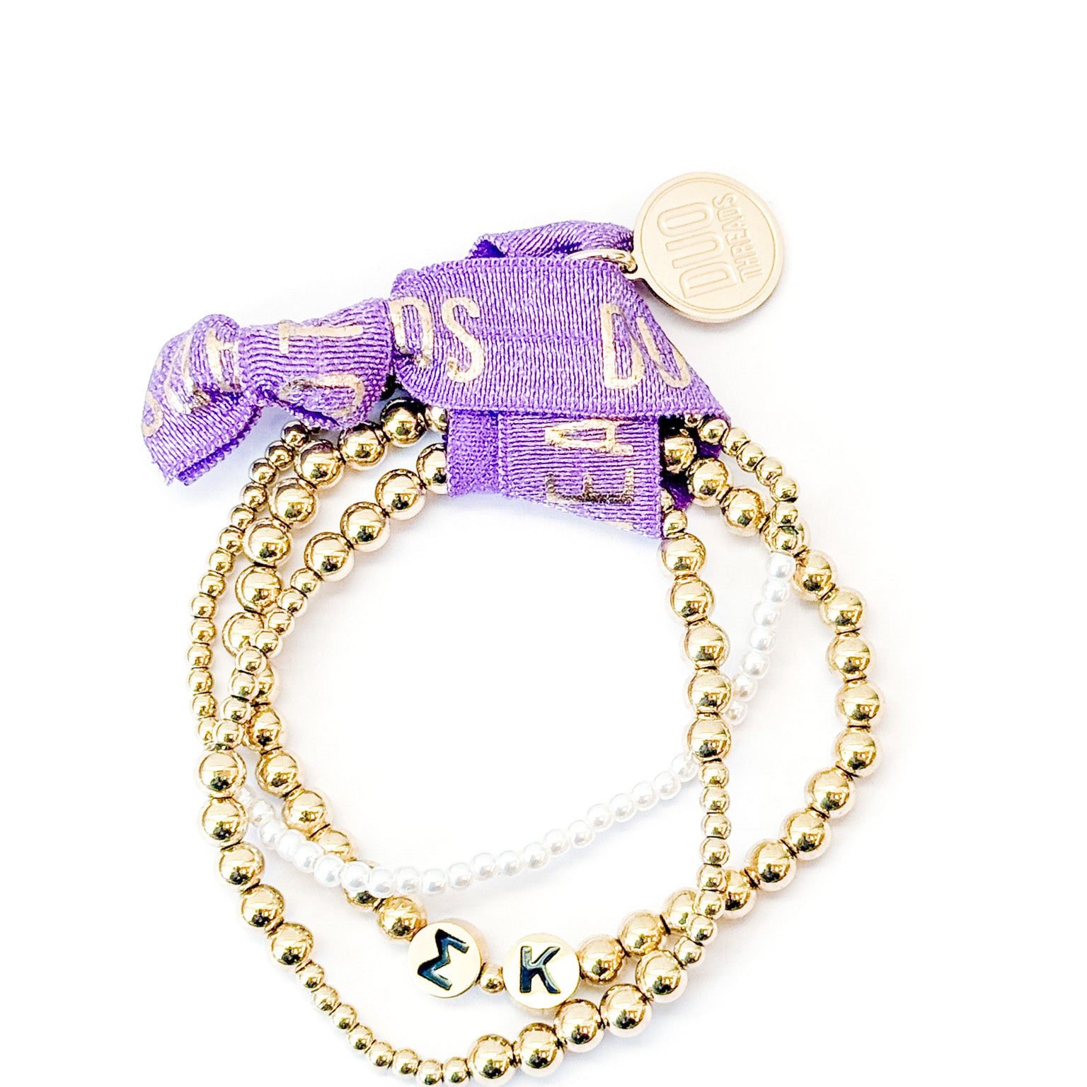 Sigma Kappa Everyday Gold Bracelet Sorority Stack
