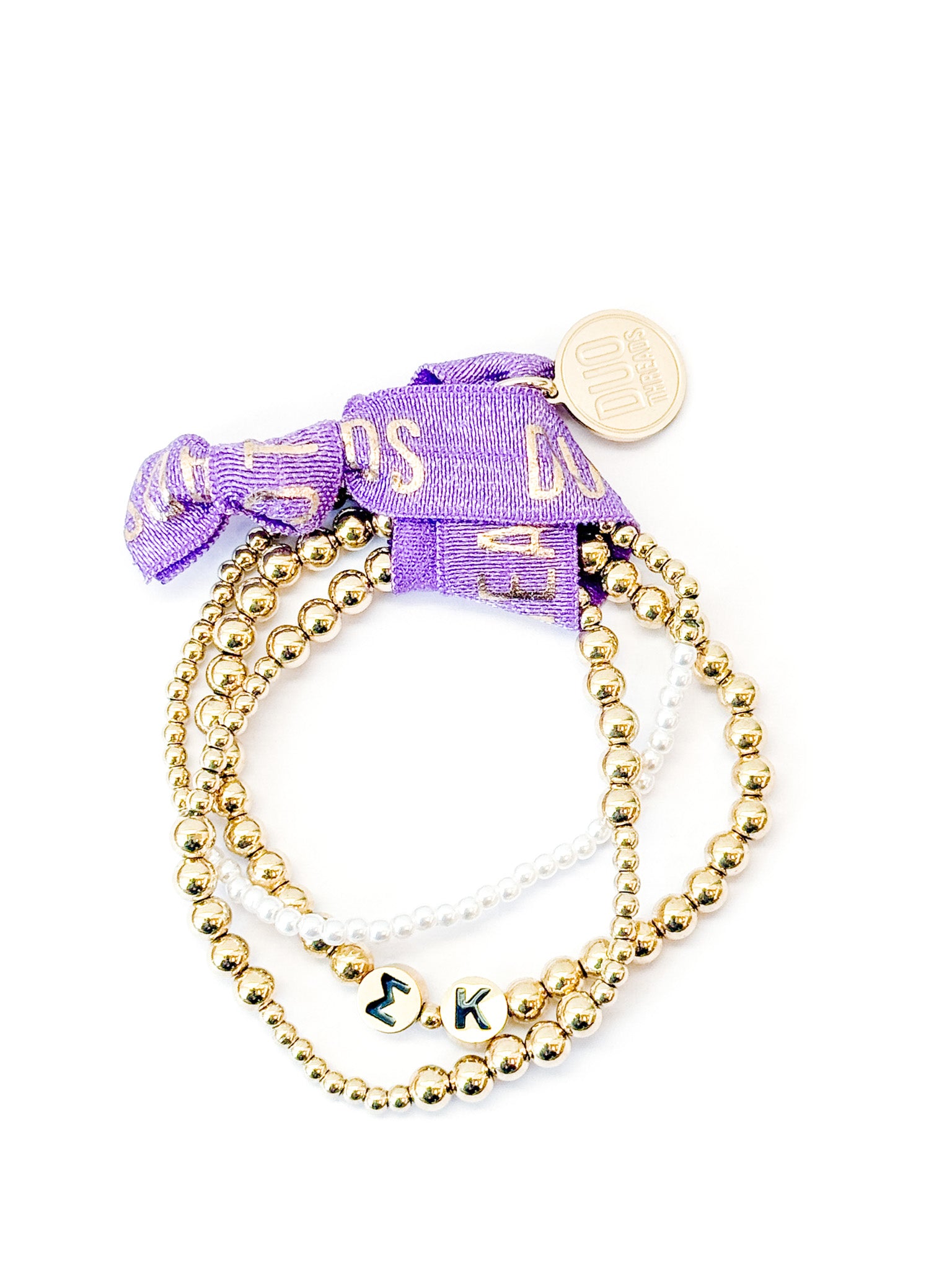 Sigma Kappa Everyday Gold Bracelet Sorority Stack