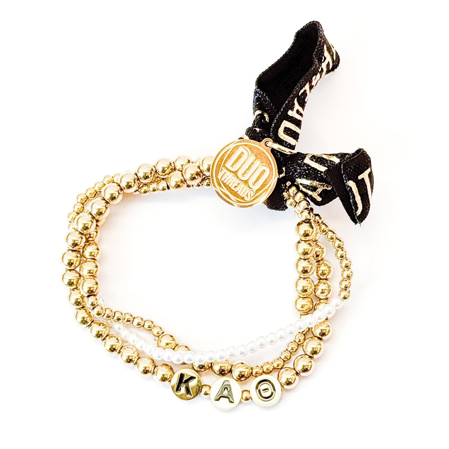Kappa Alpha Theta Everyday Gold Bracelet Sorority Stack