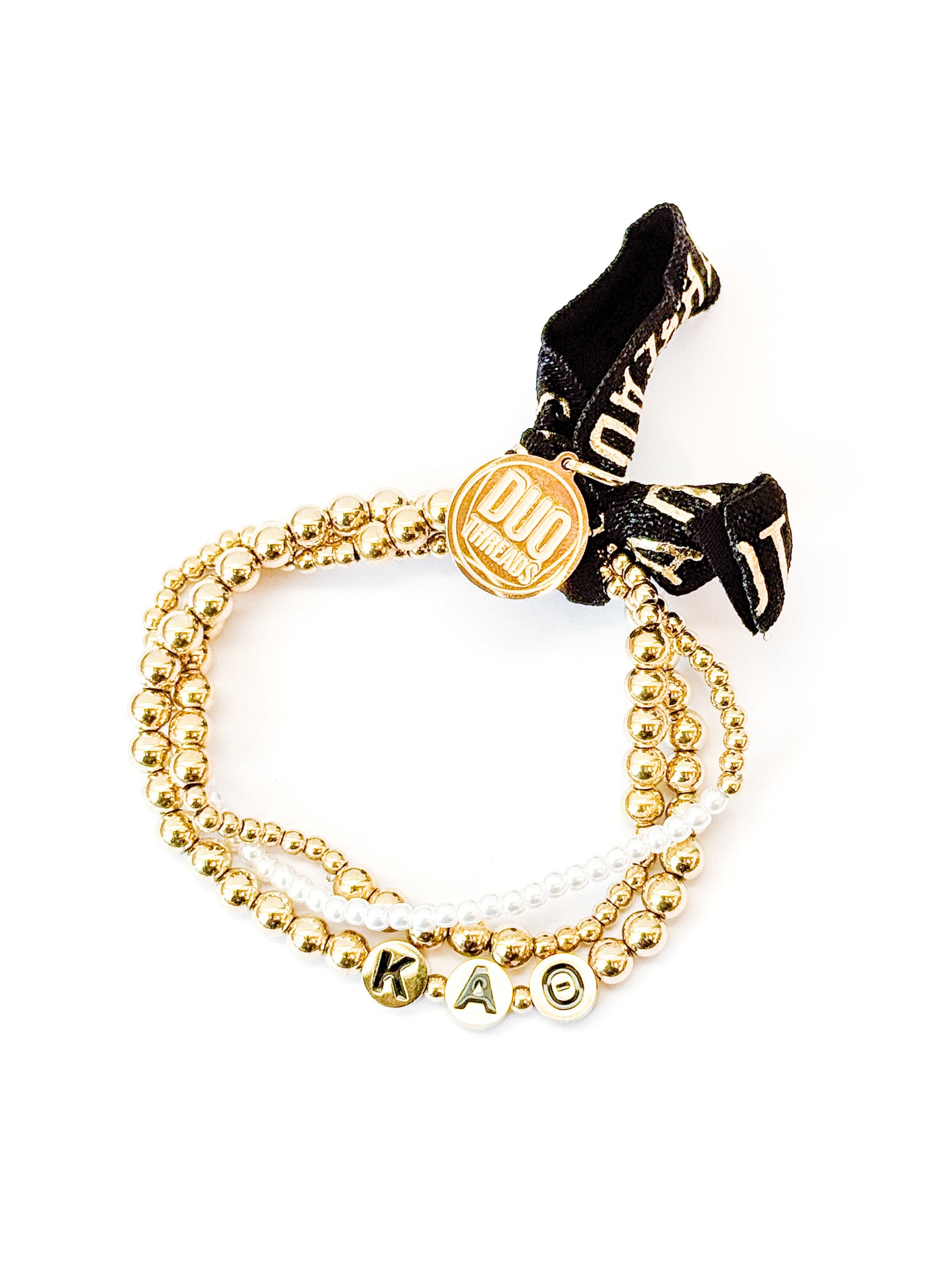 Kappa Alpha Theta Everyday Gold Bracelet Sorority Stack