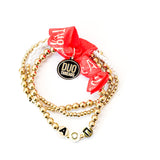Alpha Omicron Pi Everyday Gold Bracelet Sorority Stack