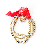 Alpha Gamma Delta Everyday Gold Bracelet Sorority Stack