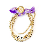 Sigma Sigma Sigma Everyday Gold Bracelet Sorority Stack