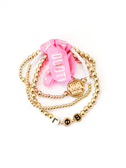 Gamma Phi Beta Everyday Gold Bracelet Sorority Stack