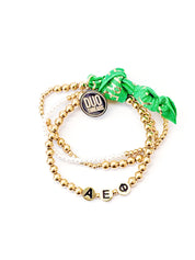 Alpha Epsilon Phi Everyday Gold Bracelet Sorority Stack