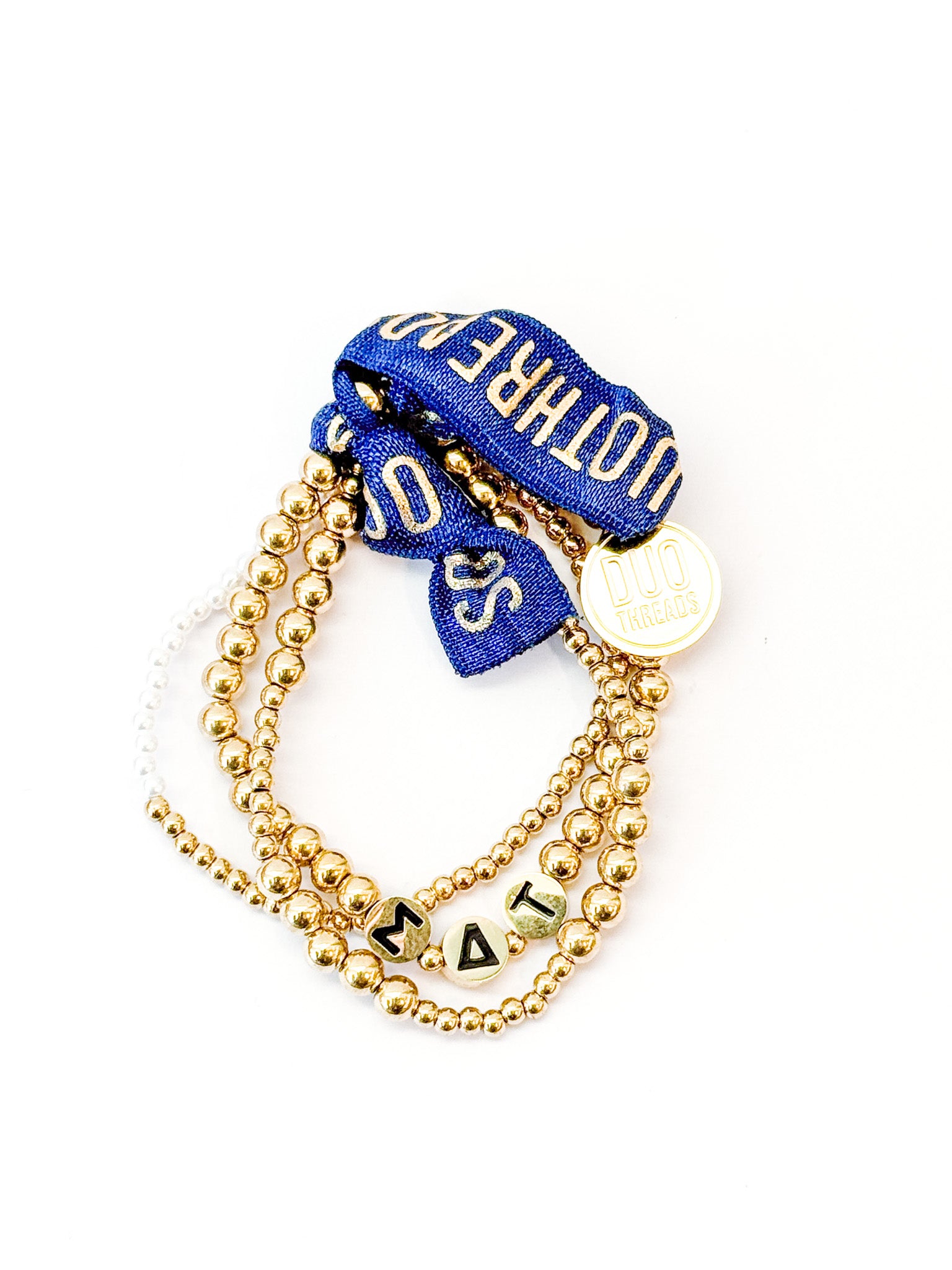Sigma Delta Tau Everyday Gold Bracelet Sorority Stack