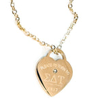 Sigma Delta Tau Please Return Sorority Necklace