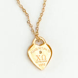 Chi Omega Please Return Sorority Necklace
