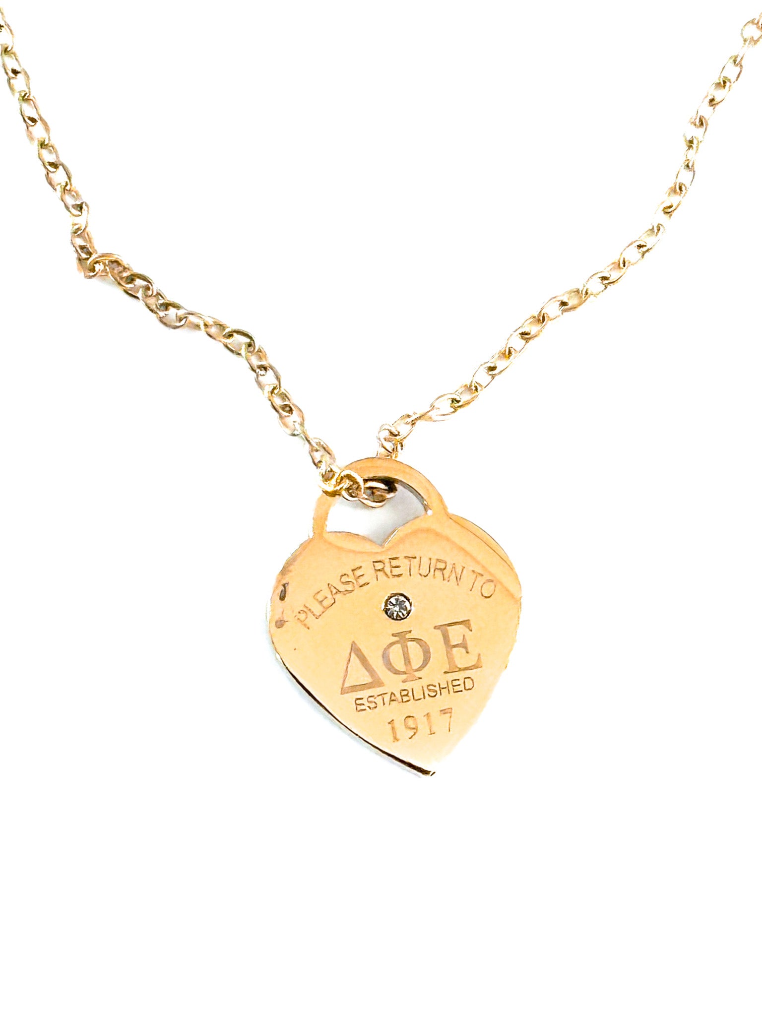 Please Return Sorority Necklace