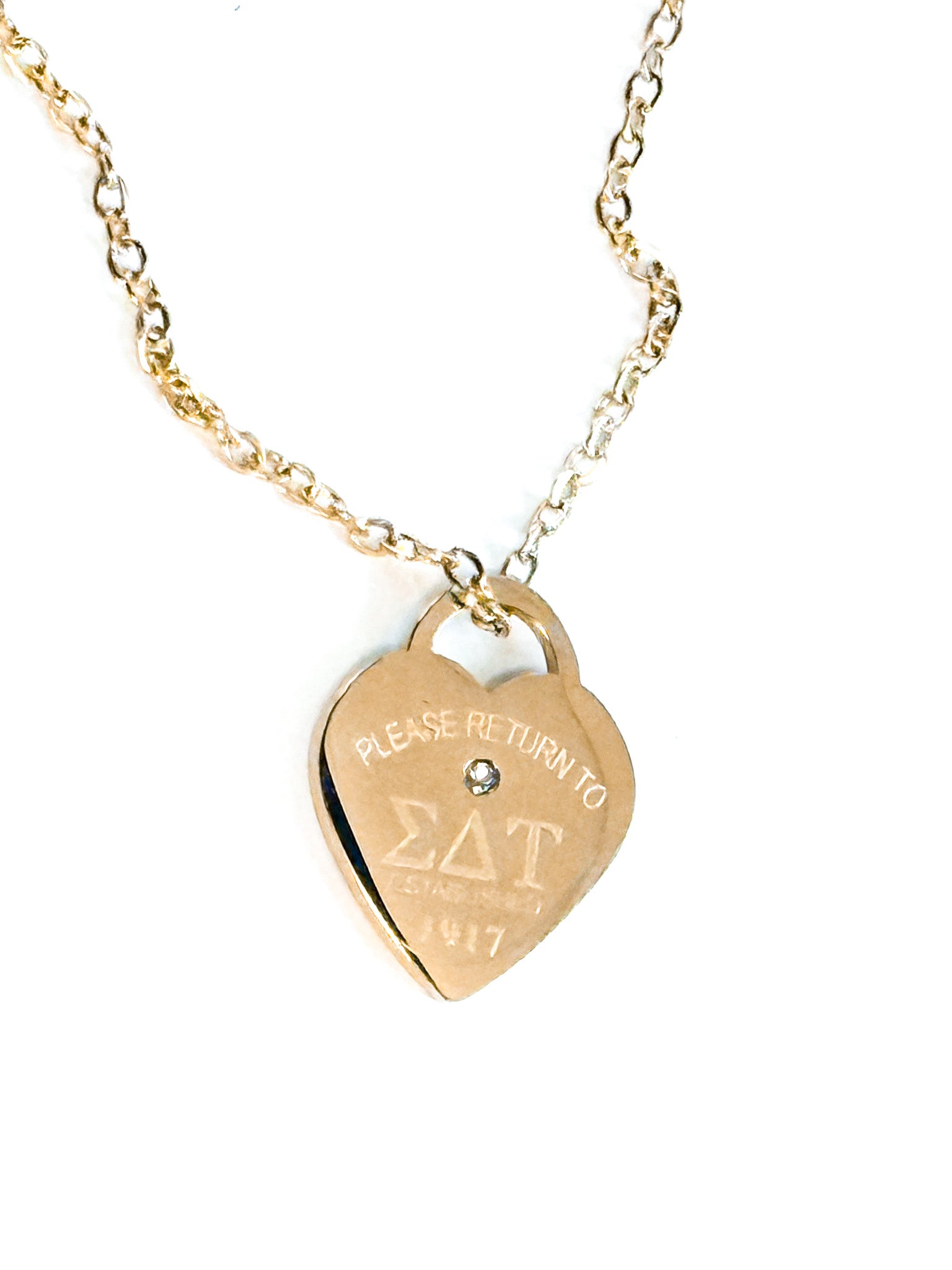 Please Return Sorority Necklace