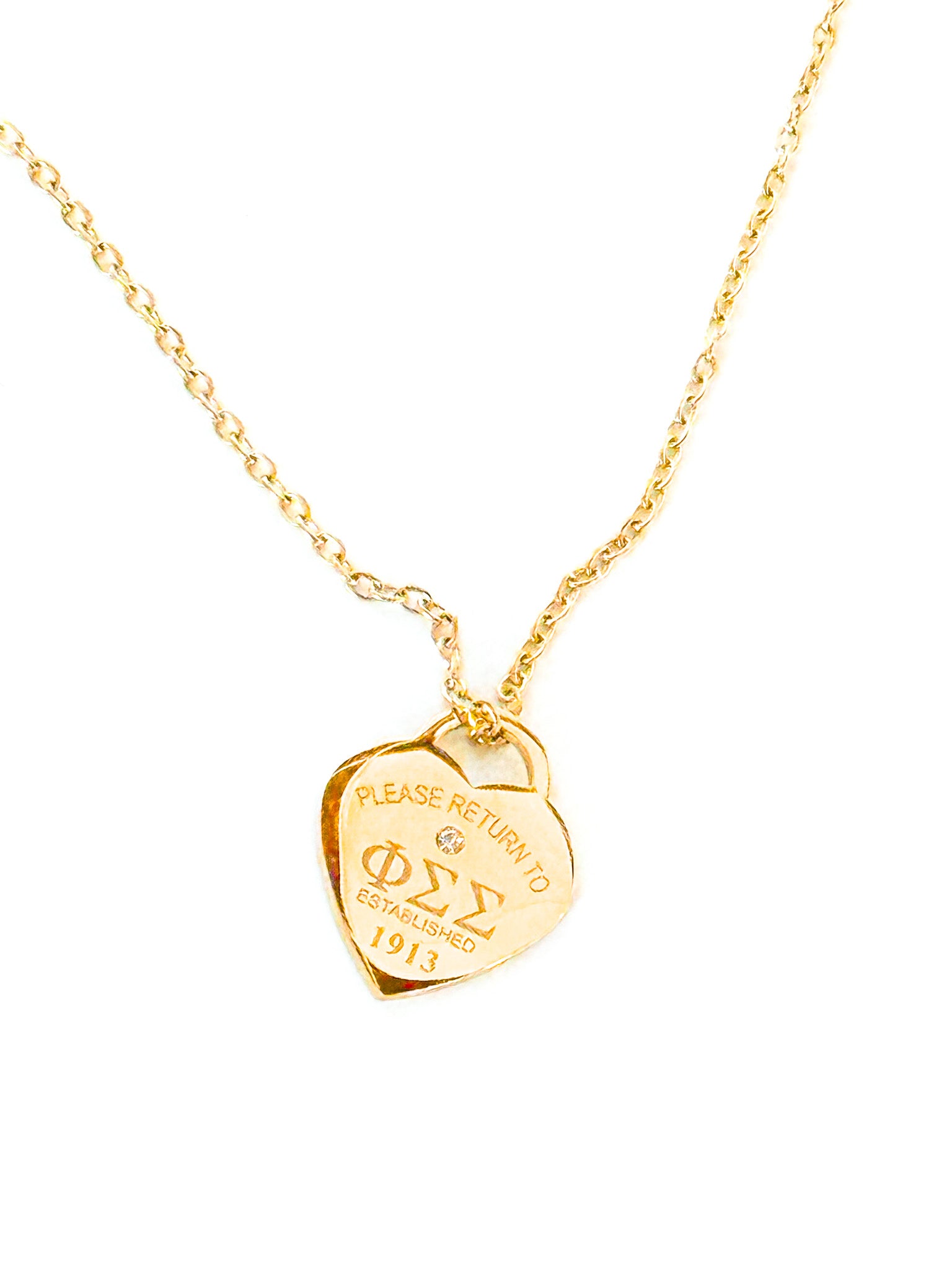 Please Return Sorority Necklace