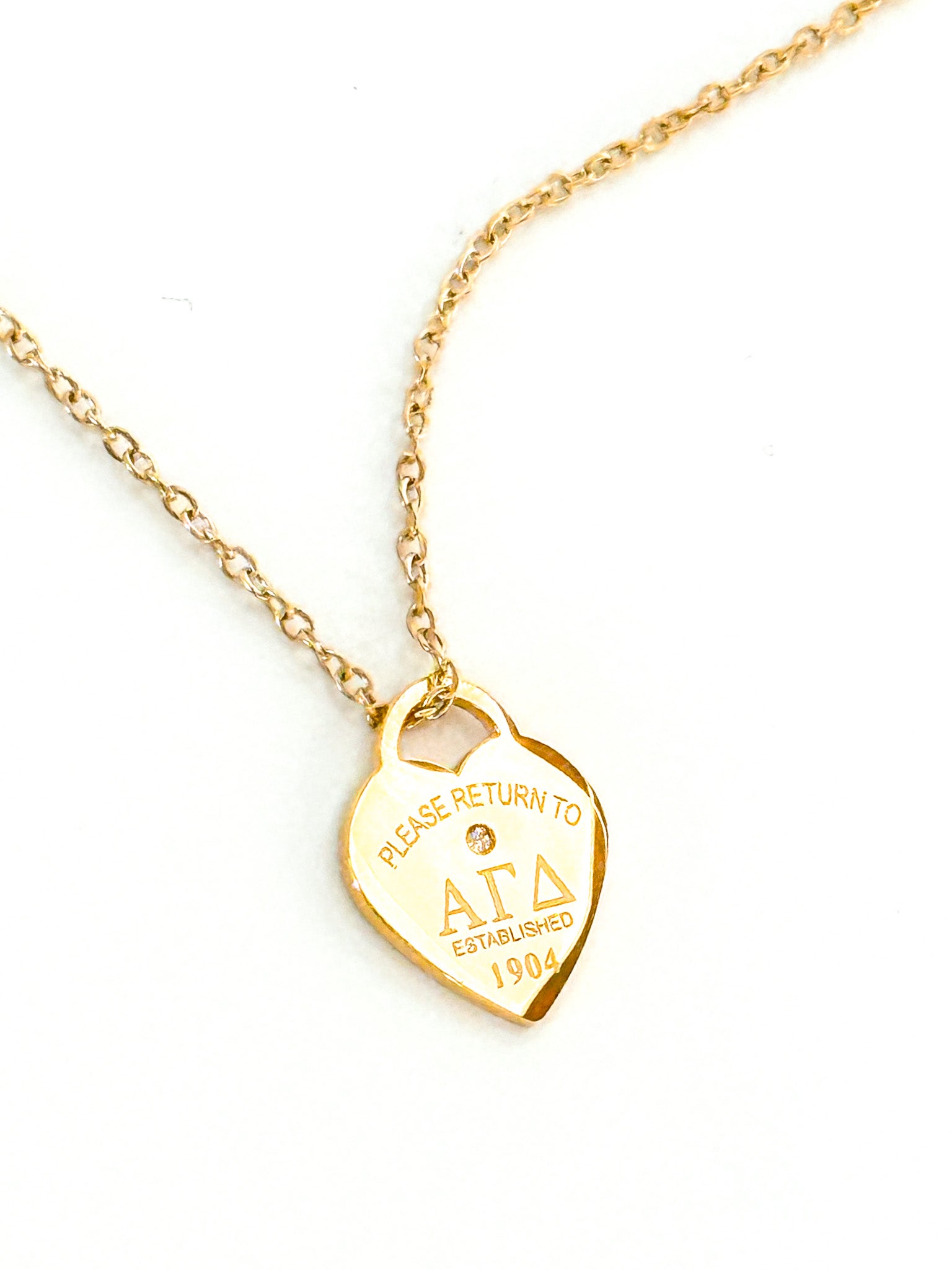 Please Return Sorority Necklace