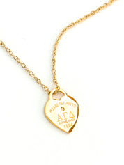 Please Return Sorority Necklace