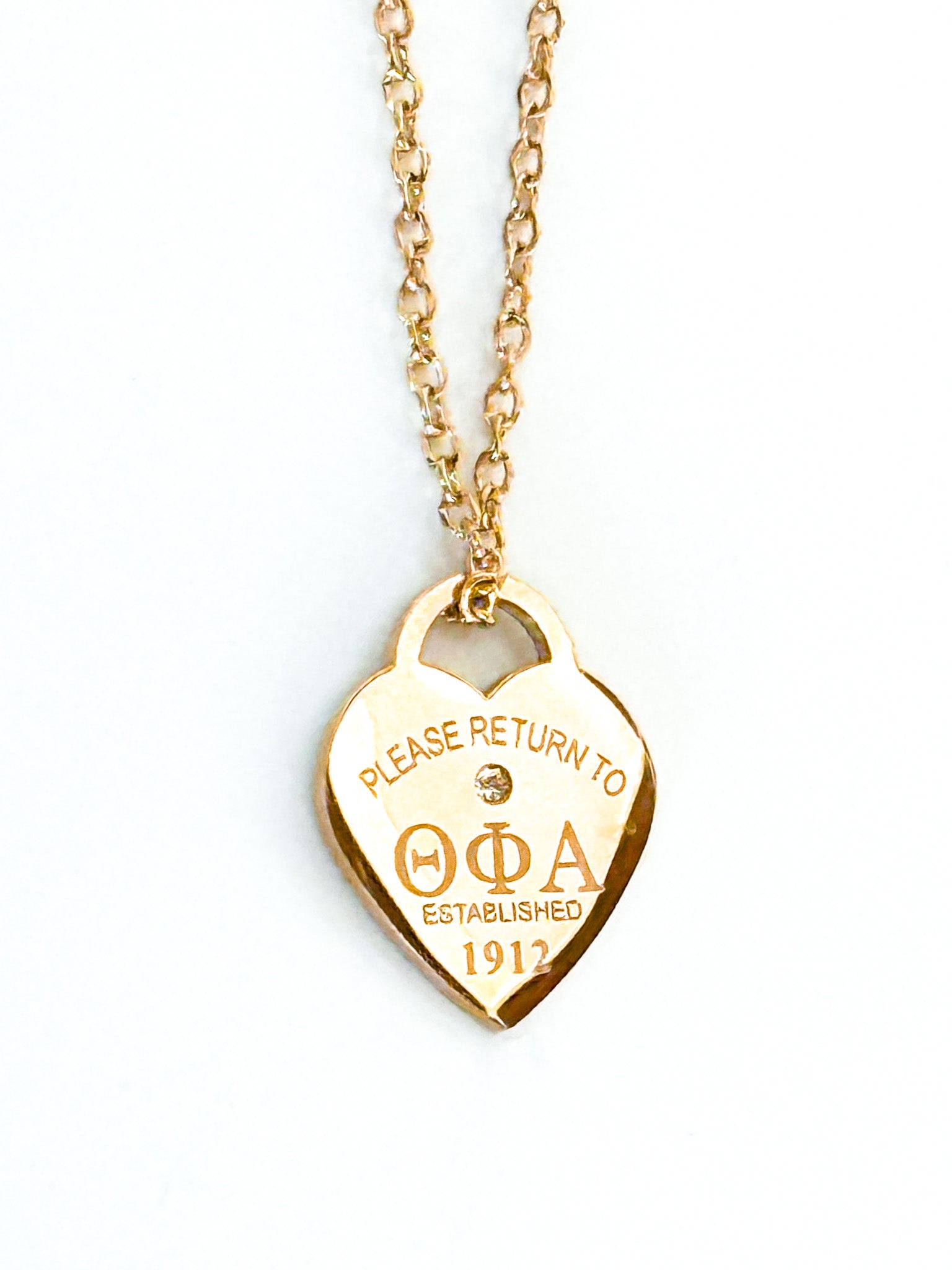 Please Return Sorority Necklace