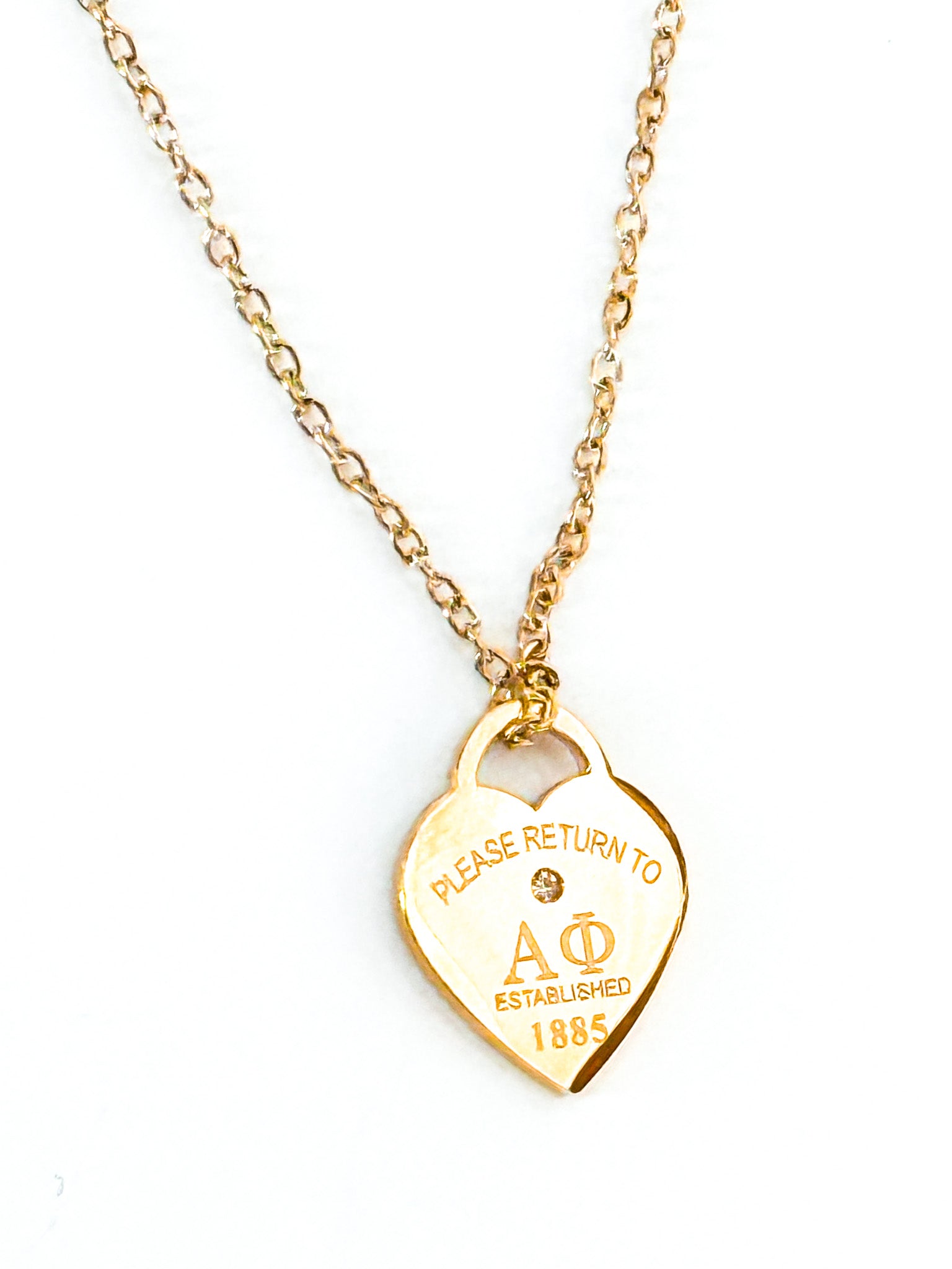 Please Return Sorority Necklace