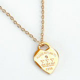 Please Return Sorority Necklace