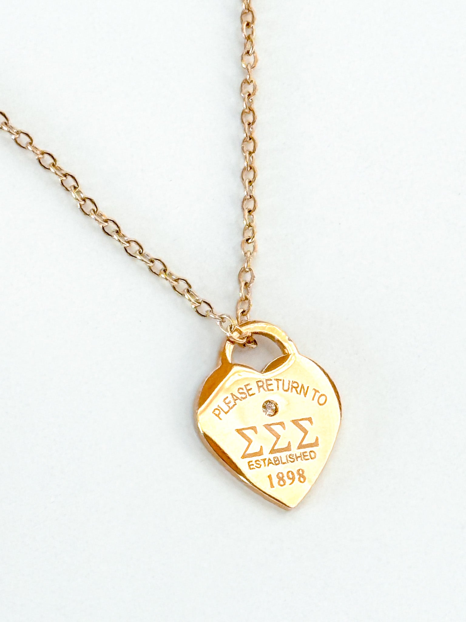 Please Return Sorority Necklace